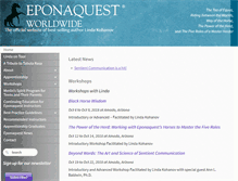 Tablet Screenshot of eponaquest.com